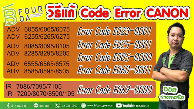 code error canon